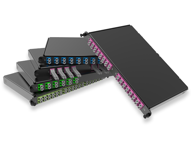 Fiber cassettes (supports sliding Flex Tray)